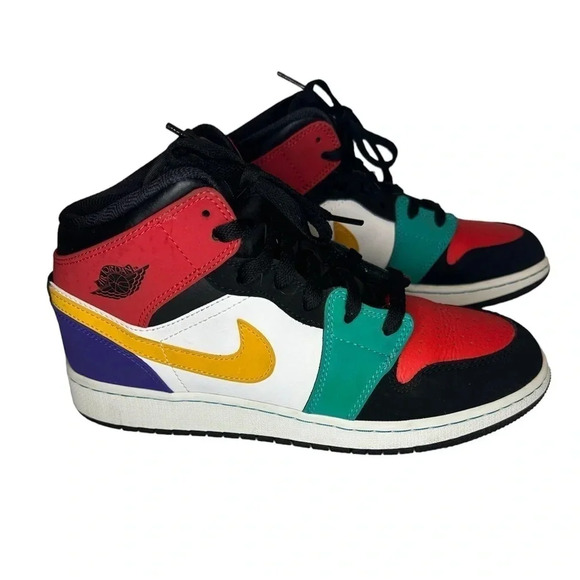 Nike Other - SZ 7 Boys or Women’s 8.5-9 | Nike Air Jordan 1 Mid | Multicolor